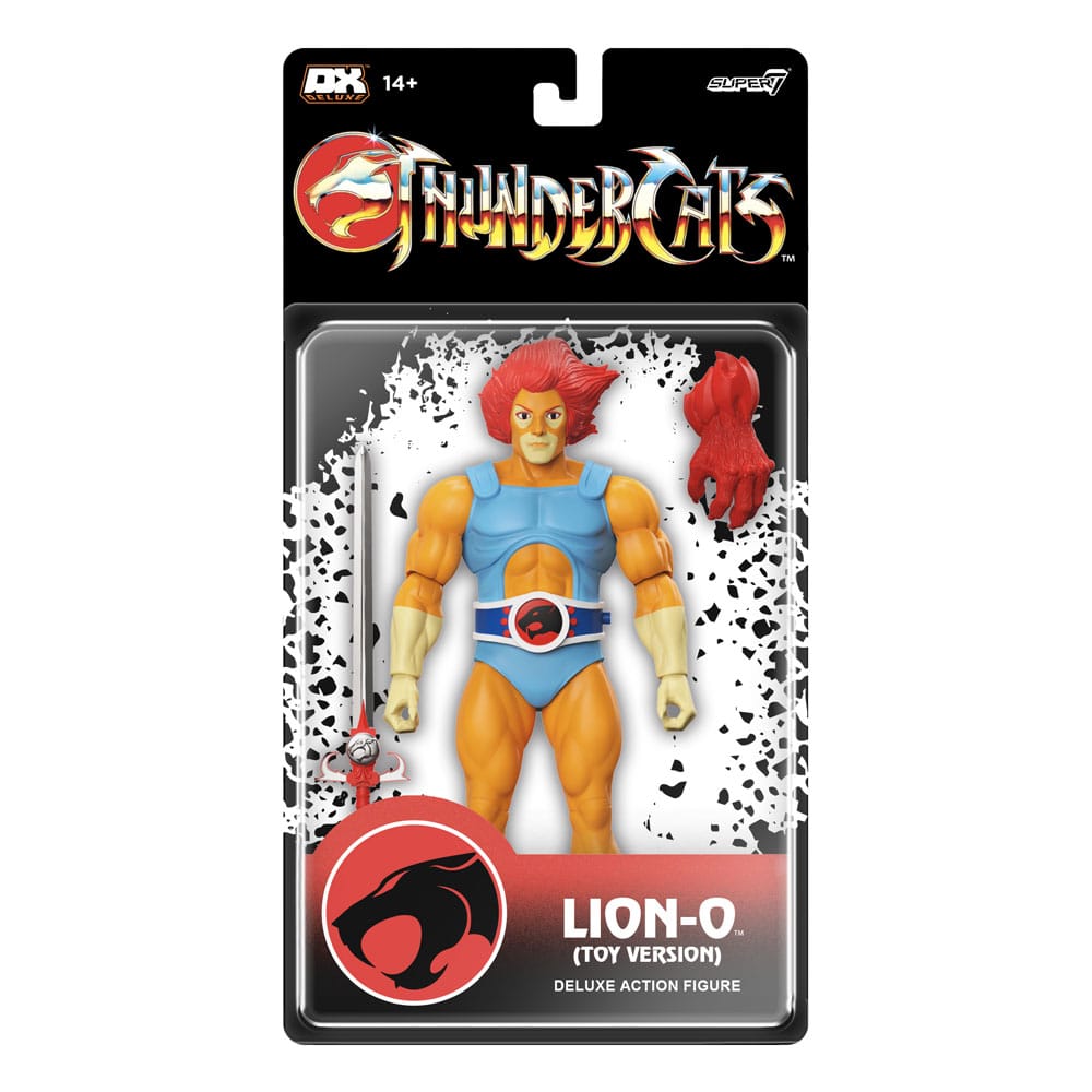 Thundercats Figura Deluxe Wave 03 Lion-O (Recoloração de Brinquedo) 18 cm