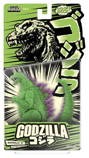Figura Godzilla Toho Super Kaiju Godzilla 2001 (Color Shock, Clear Green Glitter with Metallic)