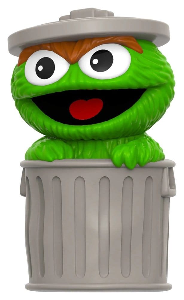 Barrio Sésamo Figura Soft Vinyl Fun! Fun! Wave 01 - Oscar the Grouch 18 cm