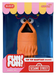 Barrio Sésamo Figura Soft Vinyl Fun! Fun! Yip Yip Martian (Orange) 18 cm
