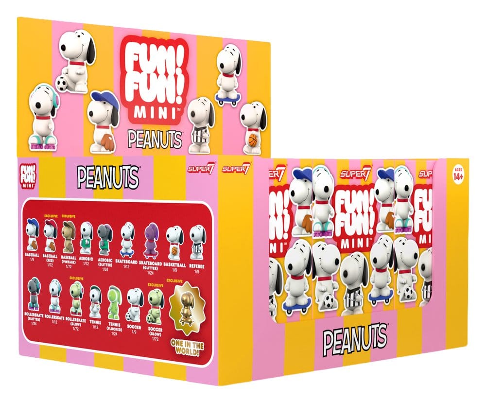 Peanuts Fun! Fun! Figuras Mini Wave 01 Athlete Snoopy Blind Box Display (9) Frikytopia