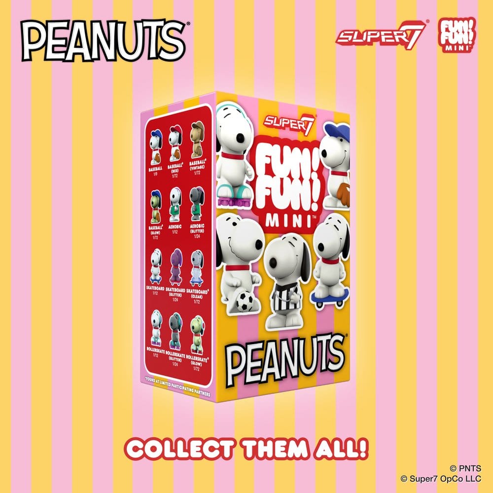 Peanuts Fun! Fun! Figuras Mini Wave 01 Athlete Snoopy Blind Box Display (9)