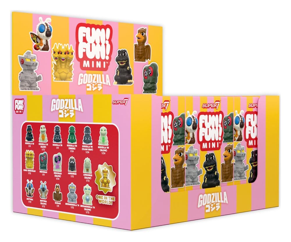 Godzilla Toho Fun! Fun! Figuras Mini Wave 01 Blind Box Display (9) Frikytopia