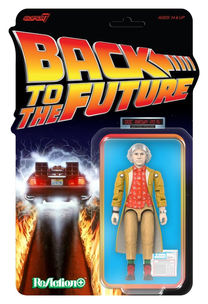 Back to the Future ReAction+ Figura Wave 02 Dr. Emmett Brown (2015) Frikytopia