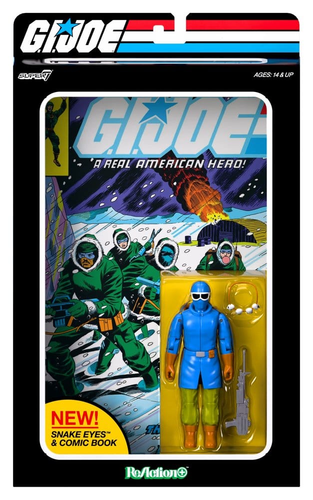 G.I. Joe ReAction+ Figura Snake Eyes (Skybound Comic Box Series, Issue #2) Frikytopia