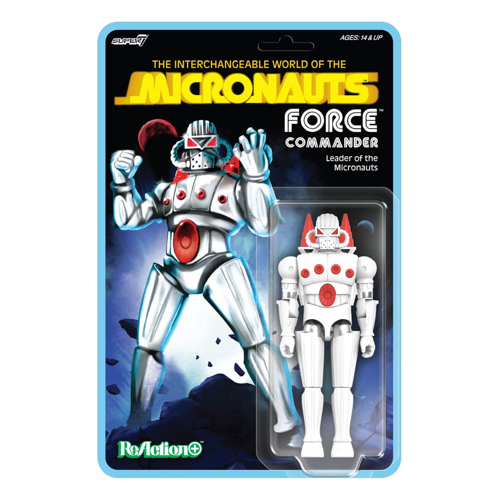 Micronauts Figura ReAction+ Force Commander 9 cm