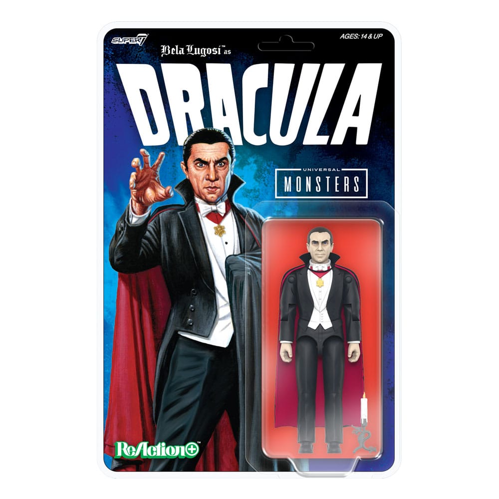 Universal Monsters Figura ReAction+ Wave 1 Dracula 10 cm