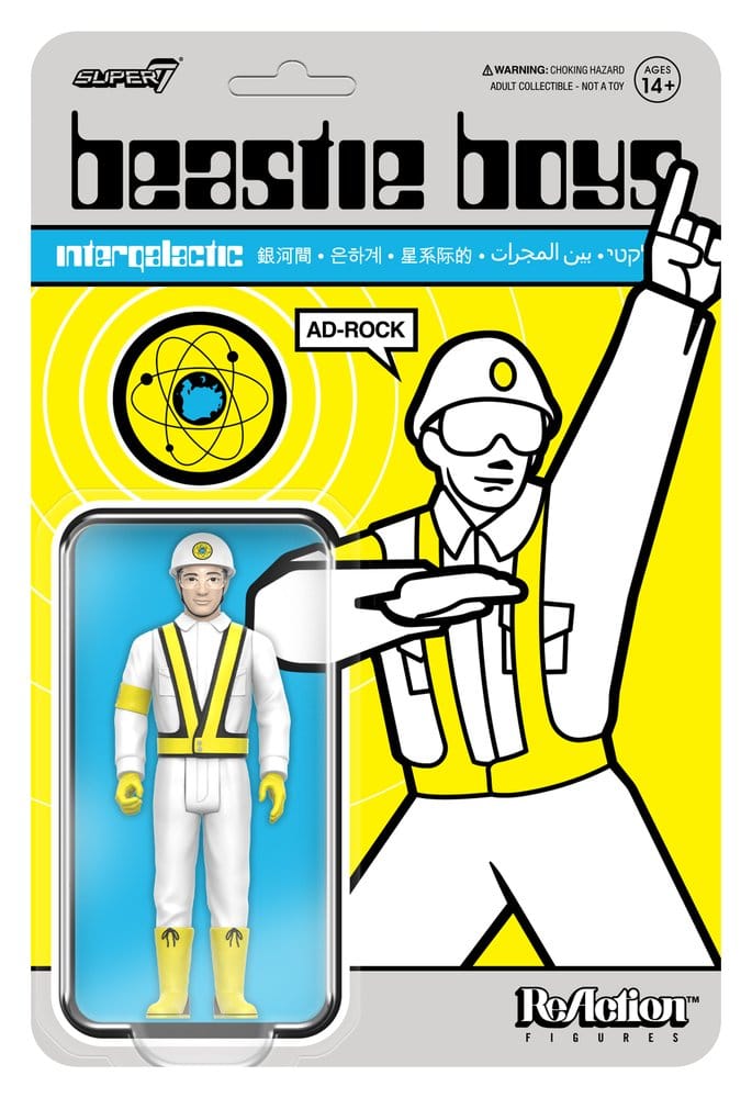 Beastie Boys ReAction Figura Wave 04 Ad-Rock (Intergalactic Crossing Guard) Frikytopia
