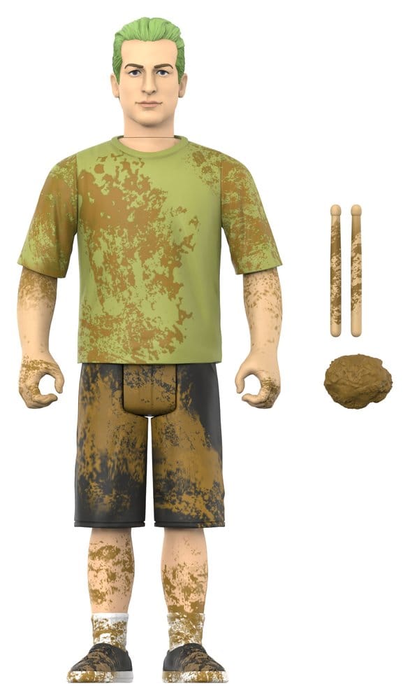 Green Day ReAction Figura Wave 01 Tré Cool (Mud Fight)
