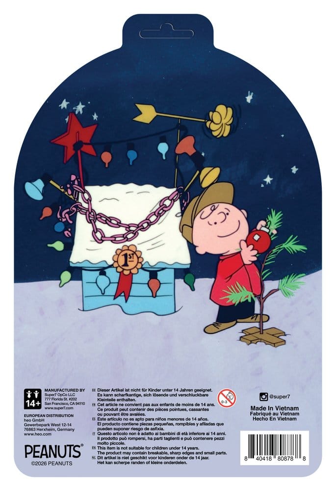 Peanuts ReAction Figura Charlie Brown and Sad Tree (Snow Globe Card Back)