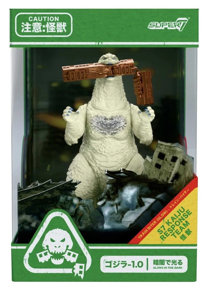 Godzilla Toho Figura ReAction Minus One (Train Biter - Glow) 15 cm Frikytopia