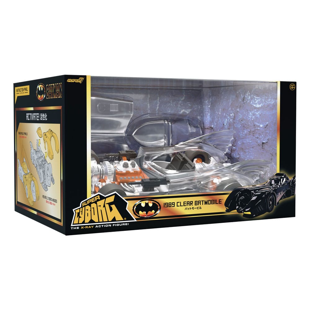 Batman 1989 Vehículo Super Cyborg Batmobile 1989 (Clear) 35 cm
