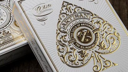 Artisan Baraja de cartas White