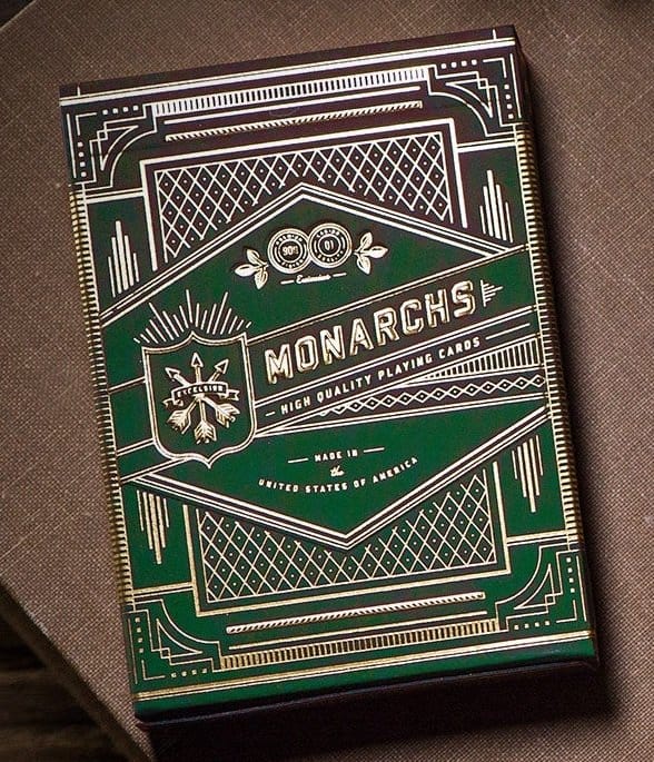 Theory 11 Baraja de cartas Monarch Green Frikytopia