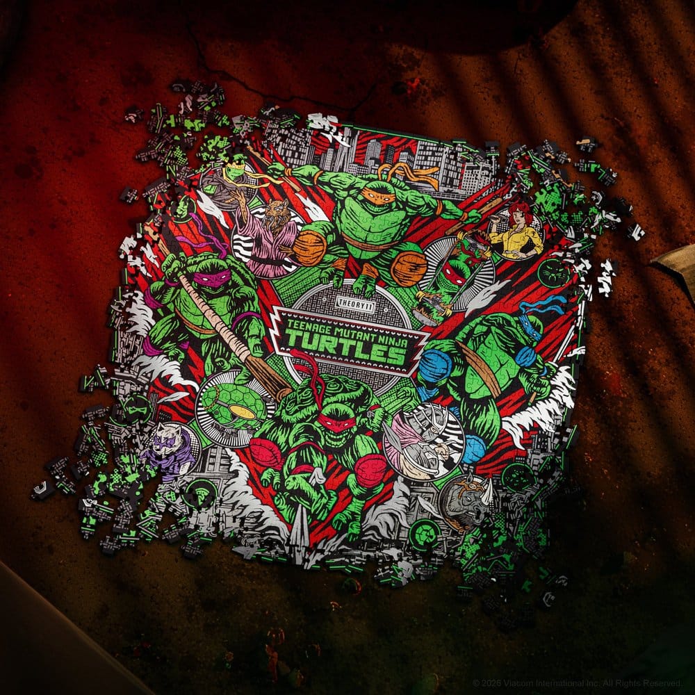 Teenage Mutant Ninja Turtles puzzle multidimensional (1000 piezas)