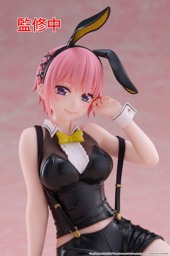 The Quintessential Quintuplets 3 Estatua PVC Desktop Cute Figure Ichika Nakano Bunny Ver. 13 cm