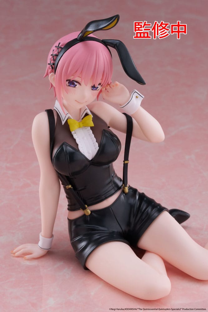 The Quintessential Quintuplets 3 Estatua PVC Desktop Cute Figure Ichika Nakano Bunny Ver. 13 cm
