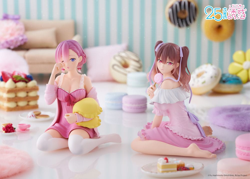 2.5 Dimensional Seduction Newley Written Estatua PVC Taito Kuji Online Lilysa Amano 11 cm