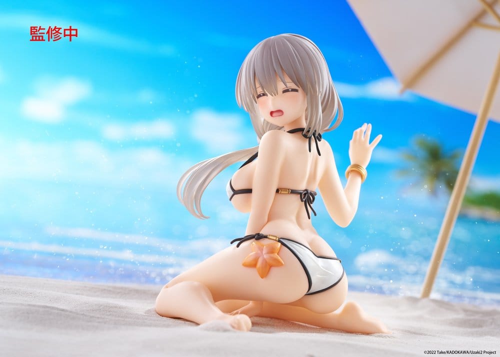 Uzaki-chan Wants to Hang Out! Estatua PVC Desktop Cute Figure Tsuki Uzaki (Swimwear Ver.) 13 cm