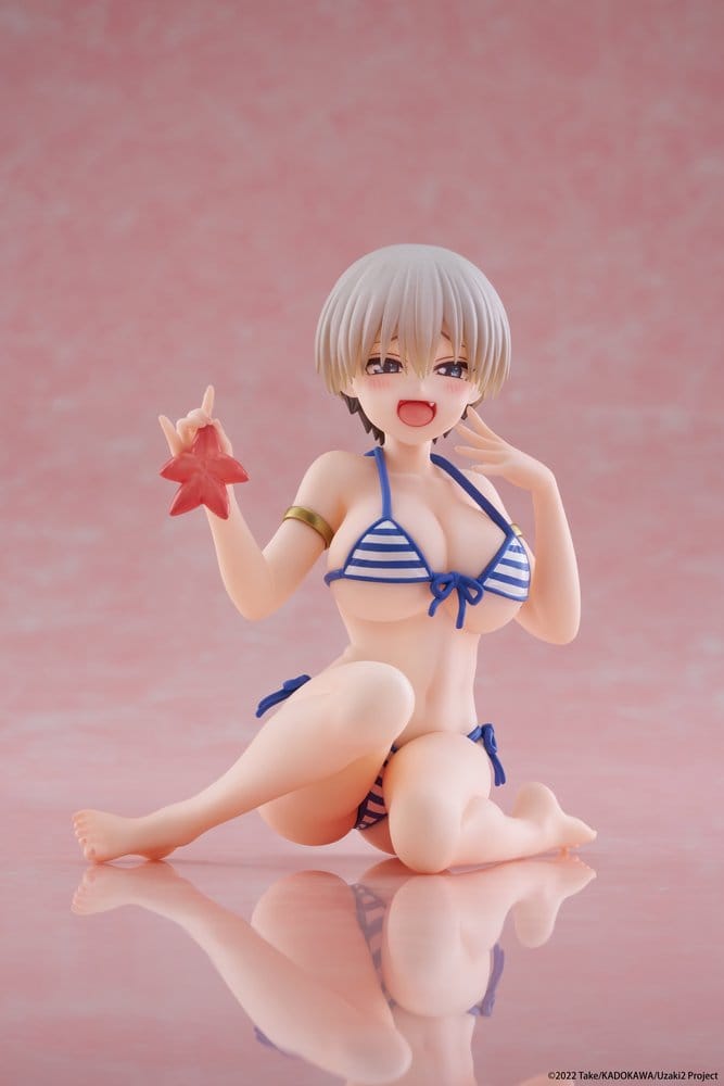 Uzaki-chan Wants to Hang Out! Figura PVC Desktop Cute Hana Uzaki (Swim wear Ver.) 13 cm Frikytopia
