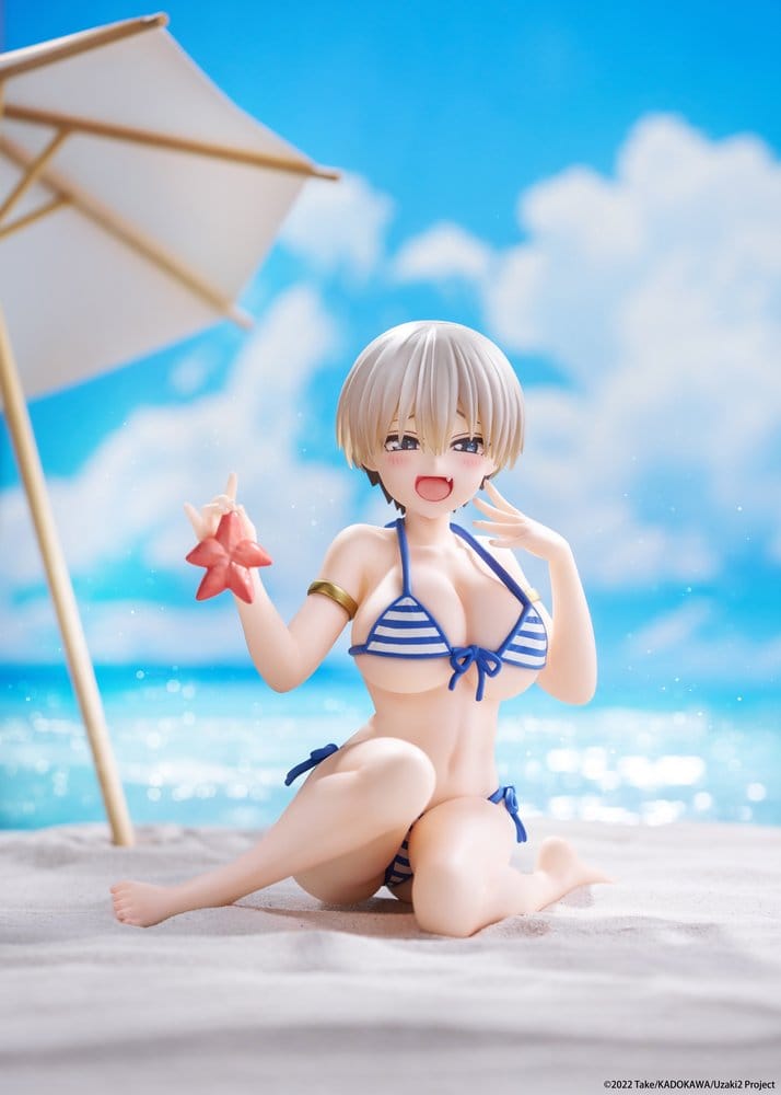 Uzaki-chan Wants to Hang Out! Figura PVC Desktop Cute Hana Uzaki (Swim wear Ver.) 13 cm