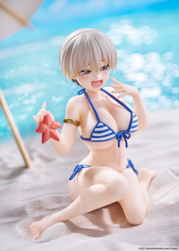 Uzaki-chan Wants to Hang Out! Figura PVC Desktop Cute Hana Uzaki (Swim wear Ver.) 13 cm