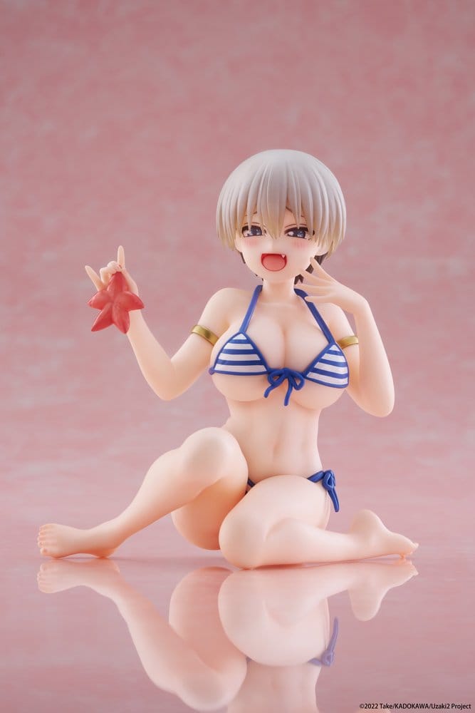 Uzaki-chan Wants to Hang Out! Figura PVC Desktop Cute Hana Uzaki (Swim wear Ver.) 13 cm