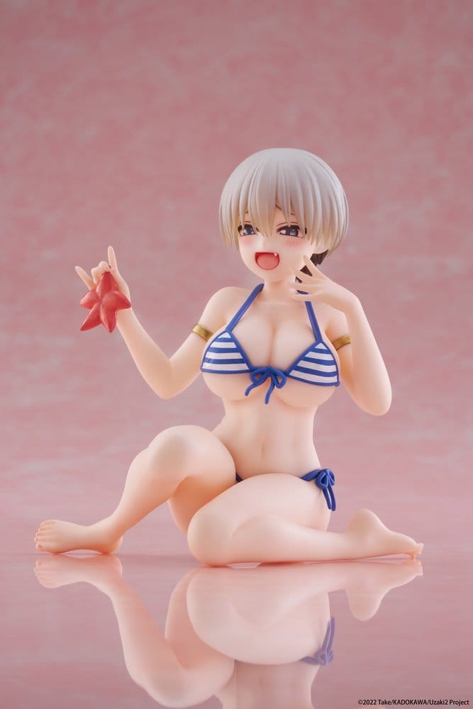 Uzaki-chan Wants to Hang Out! Figura PVC Desktop Cute Hana Uzaki (Swim wear Ver.) 13 cm