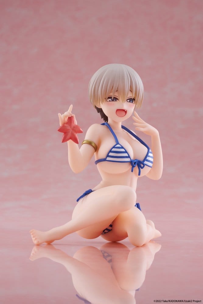 Uzaki-chan Wants to Hang Out! Figura PVC Desktop Cute Hana Uzaki (Swim wear Ver.) 13 cm