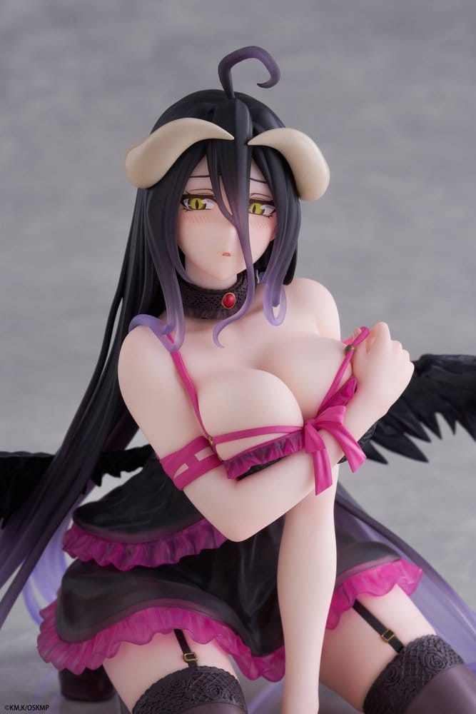 Overlord Figura PVC Desktop Cute Albedo (Negligee ver.) 13 cm