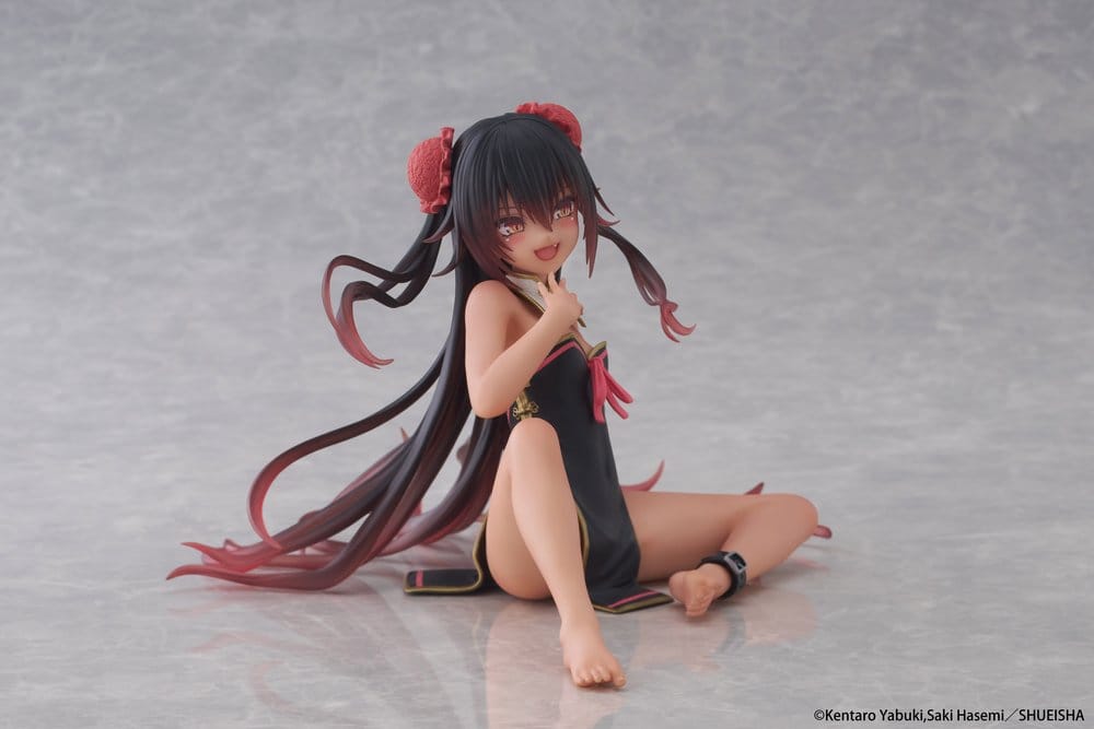 To Love-Ru Darkness Figura PVC Desktop Cute Nemesis (Chinese Dress Ver.) 13 cm