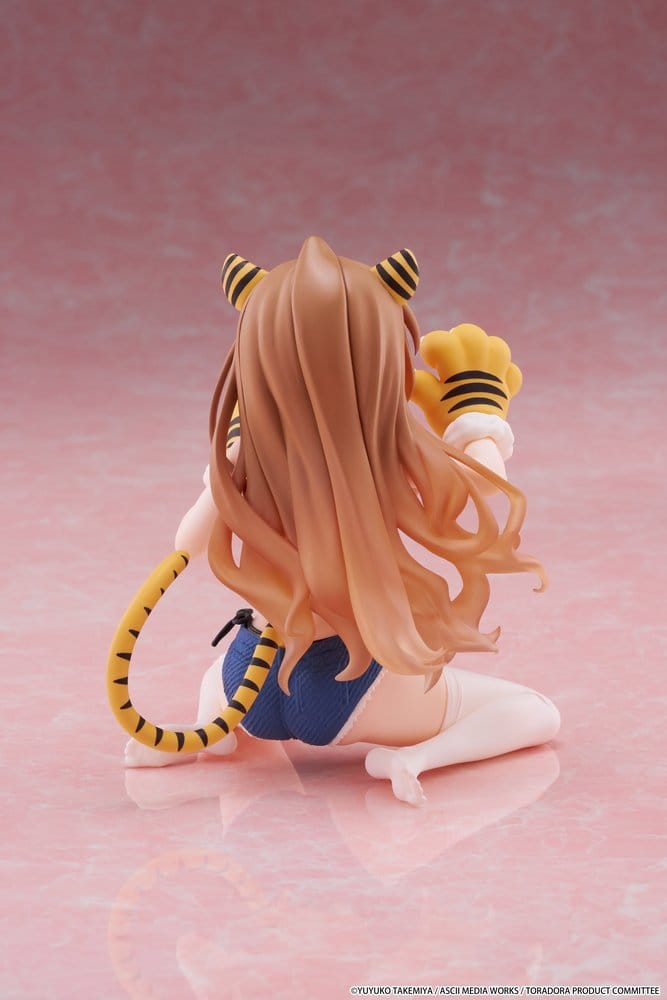 Toradora! Figura PVC Desktop Cute Taiga Aisaka (Tiger Costume Swimwear Ver.) 13 cm