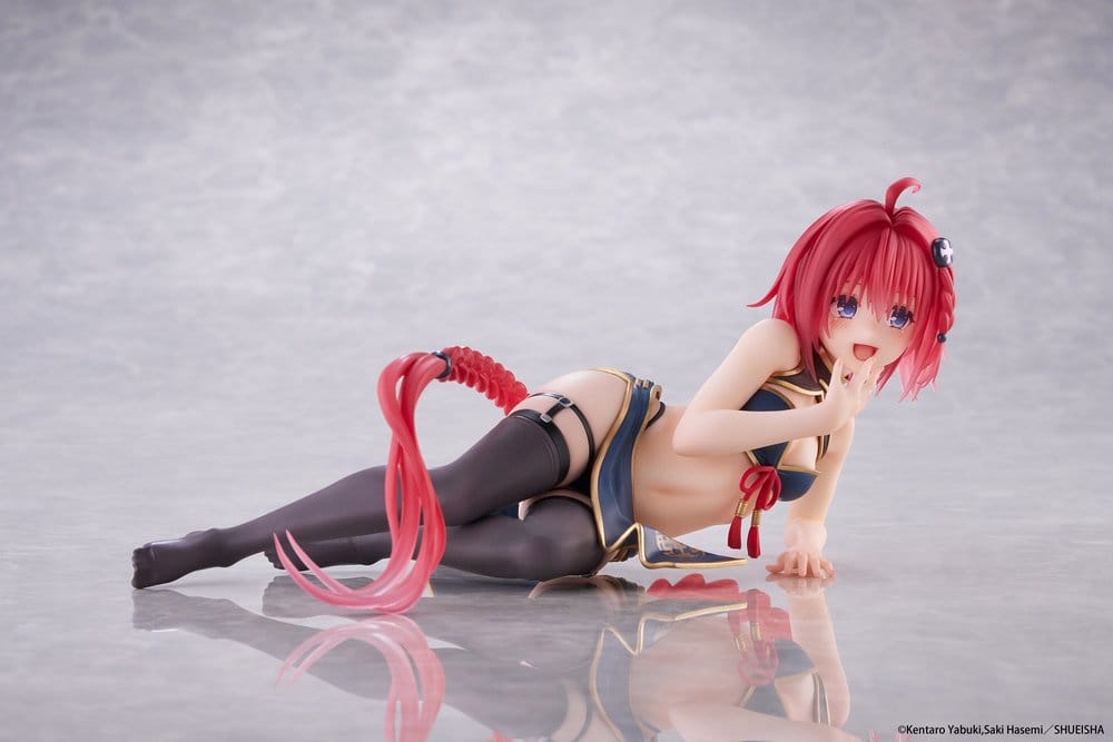 To Love-Ru Darkness Figura PVC Desktop Cute Mea Kurosaki (Chinese Dress Ver.) 13 cm