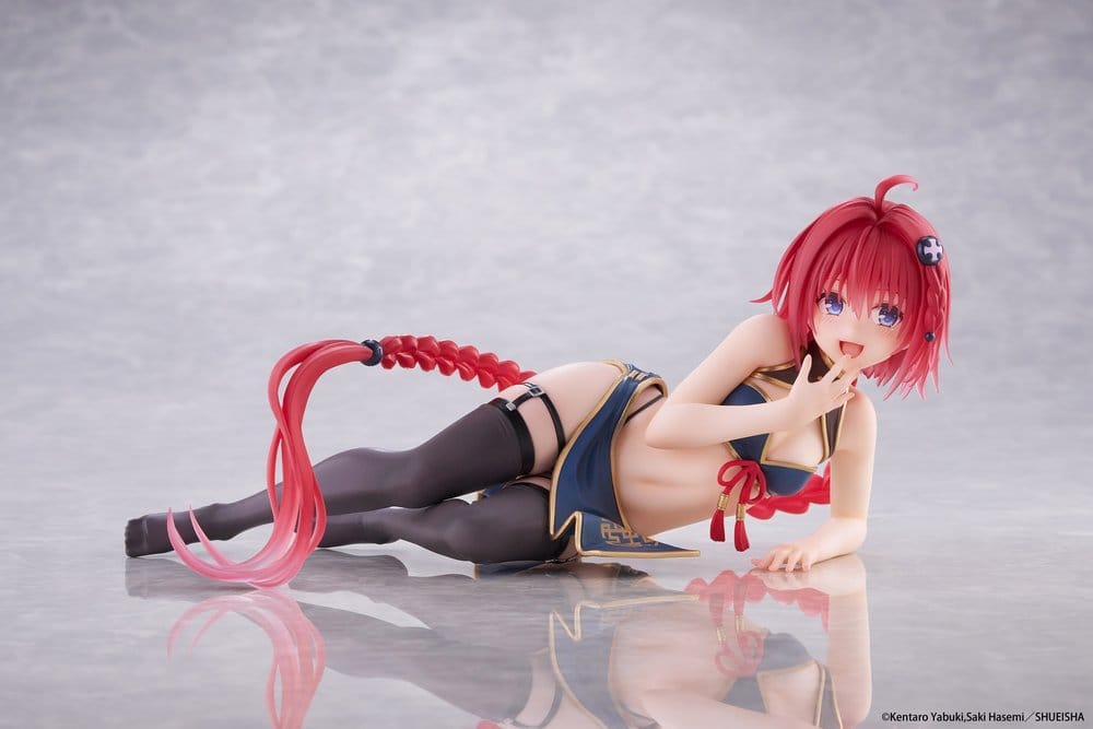 To Love-Ru Darkness Figura PVC Desktop Cute Mea Kurosaki (Chinese Dress Ver.) 13 cm