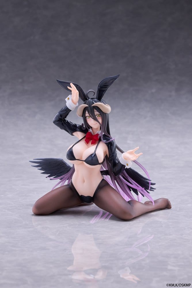 Overlord Figura PVC Moflock Albedo (Reverse Bunny Suit Ver.) 13 cm Frikytopia