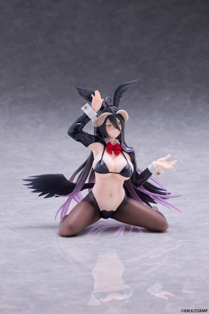 Overlord Figura PVC Moflock Albedo (Reverse Bunny Suit Ver.) 13 cm