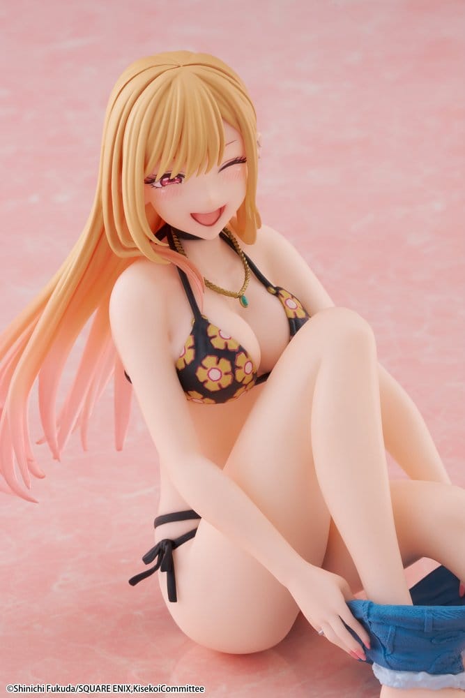My Dress-Up Darling Figura PVC Desktop Cute Marin Kitagawa (Measured Swimsuit Ver.) Reissue 13 cm