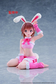 A Certain Scientific Railgun Figura PVC Moflock Mikoto Misaka (Fluffy Bunny Ver.) 13 cm