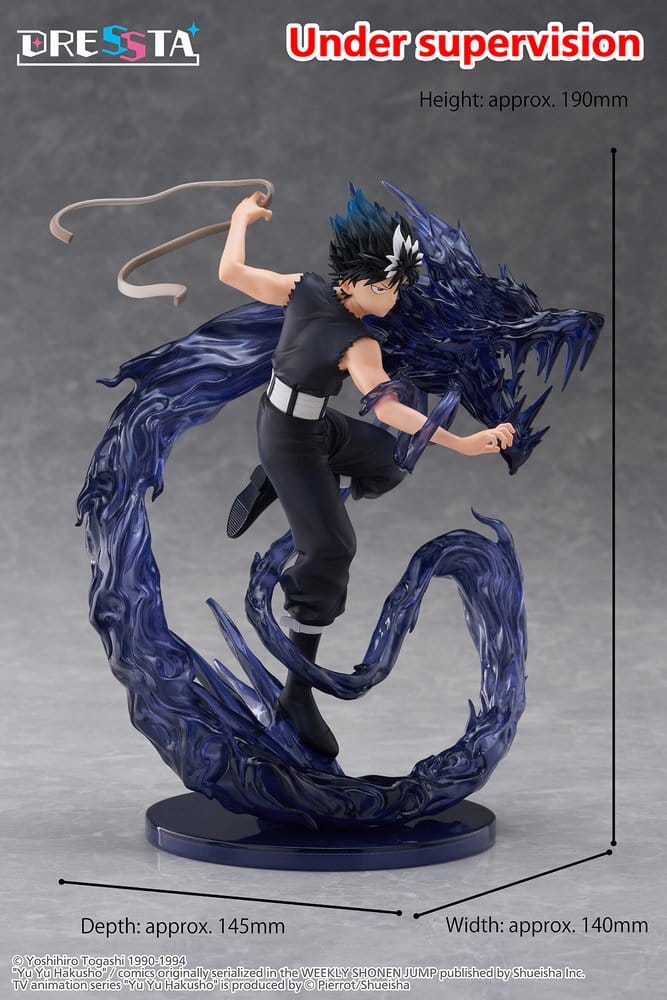 Yu Yu Hakusho Figura PVC Dressta Hiei 18 cm
