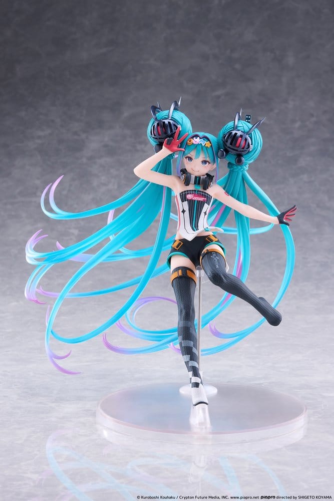 Hatsune Miku Taito Kuji Figura PVC Racing Miku 2026 Ver. Original 18 cm