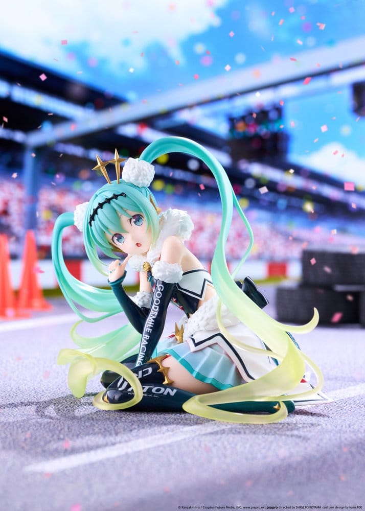 Figura PVC Hatsune Miku Taito Kuji Racing Miku 2018 Ver. Round 8 13 cm