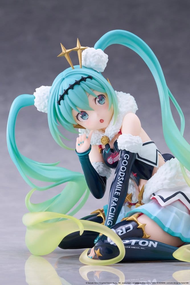 Figura PVC Hatsune Miku Taito Kuji Racing Miku 2018 Ver. Round 8 13 cm