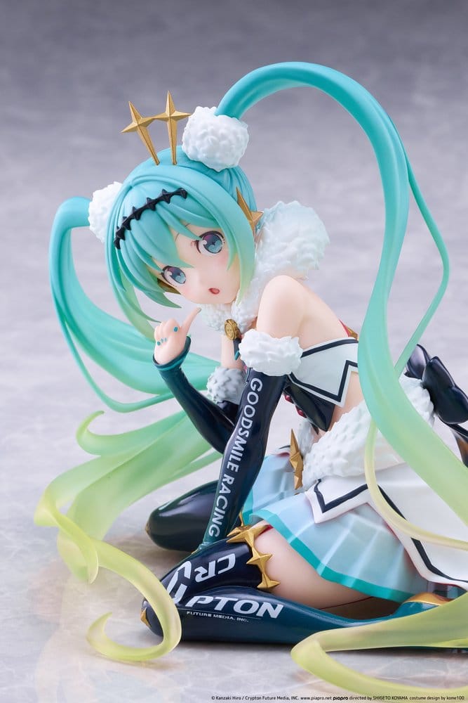 Figura PVC Hatsune Miku Taito Kuji Racing Miku 2018 Ver. Round 8 13 cm