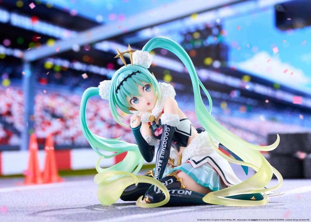 Figura PVC Hatsune Miku Taito Kuji Racing Miku 2018 Ver. Round 8 13 cm