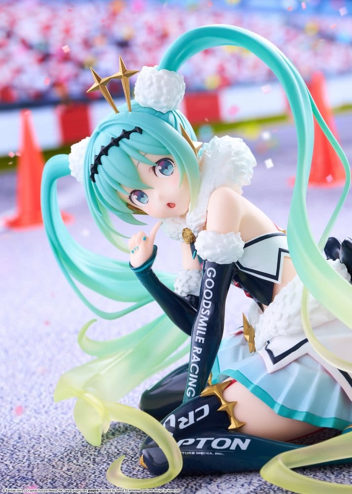 Figura PVC Hatsune Miku Taito Kuji Racing Miku 2018 Ver. Round 8 13 cm