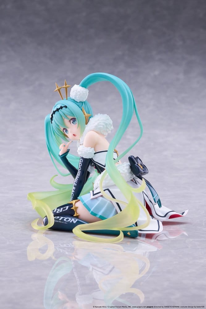 Figura PVC Hatsune Miku Taito Kuji Racing Miku 2018 Ver. Round 8 13 cm