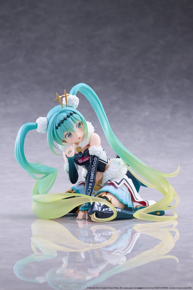 Figura PVC Hatsune Miku Taito Kuji Racing Miku 2018 Ver. Round 8 13 cm