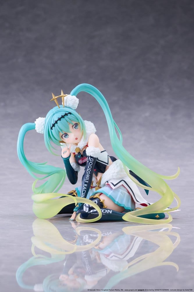 Figura PVC Hatsune Miku Taito Kuji Racing Miku 2018 Ver. Round 8 13 cm