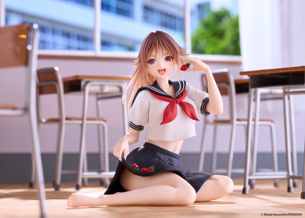 Strawberry 100% Figura PVC Desktop Cute Satsuki Kitaoji (School uniform Ver.) 18 cm