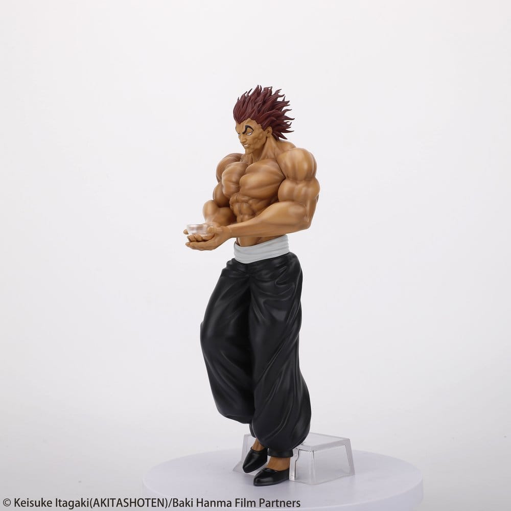 Baki the Grappler Figura PVC 28Fig Yujiro Hanma (Imaginary Meal Ver.) 28 cm